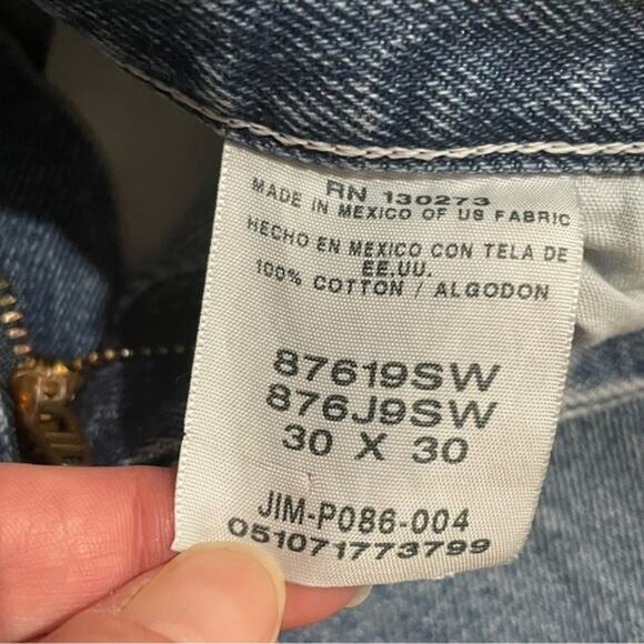 Rustler DIY Painted Straight Leg Jeans - size 30 - Picture 4 of 7